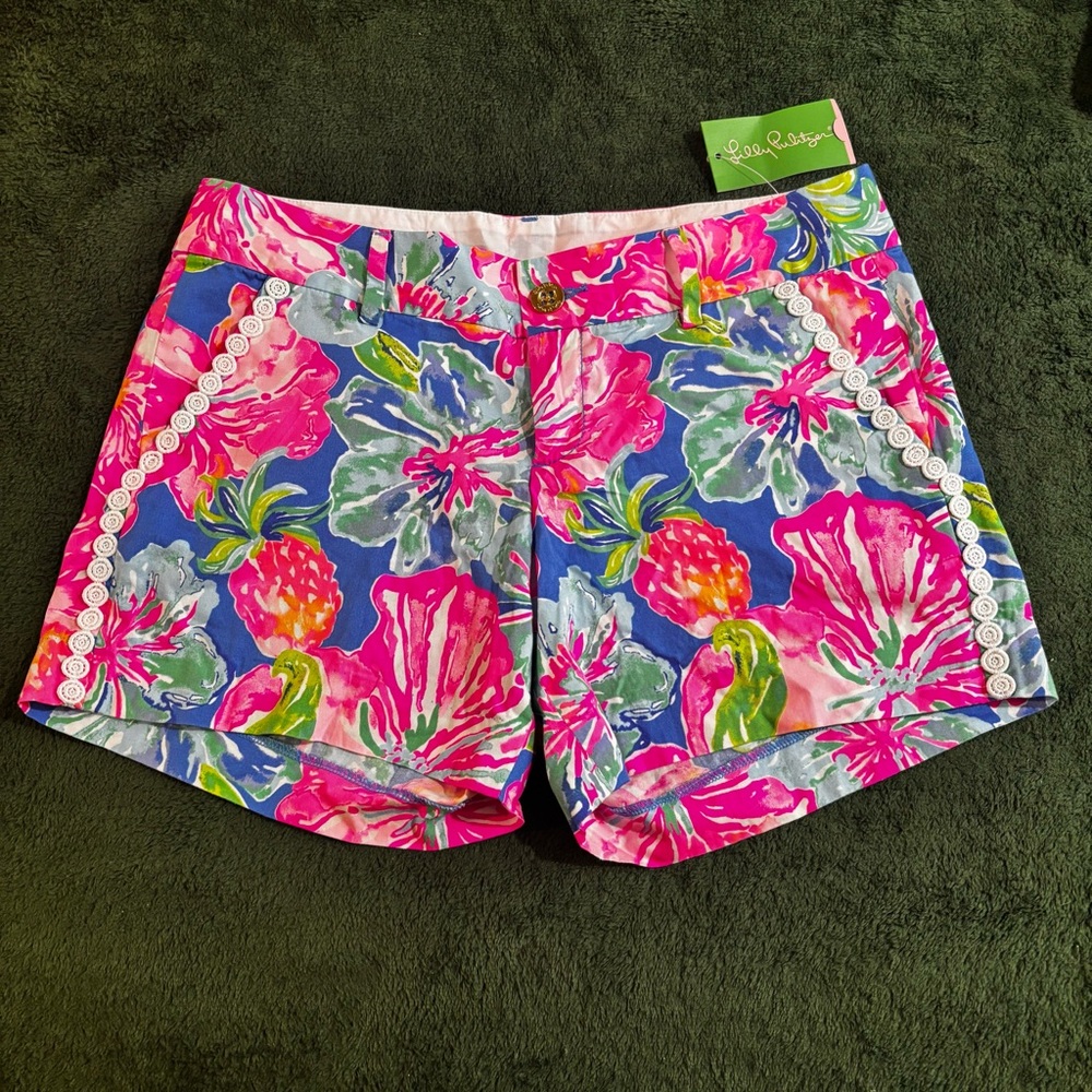 NWT 6 Lilly Pulitzer Callahan Jungle Utopia shorts